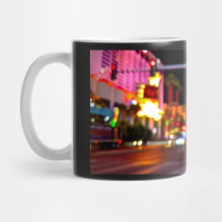 Night Drive Neon Blur Las Vegas 1 Mug